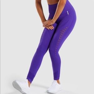 Gymshark Energy+ Seamless Leggings - Indigo Small